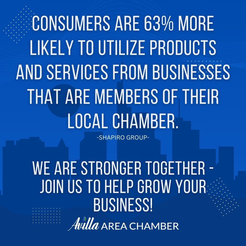 Avilla Area Chamber - join us!